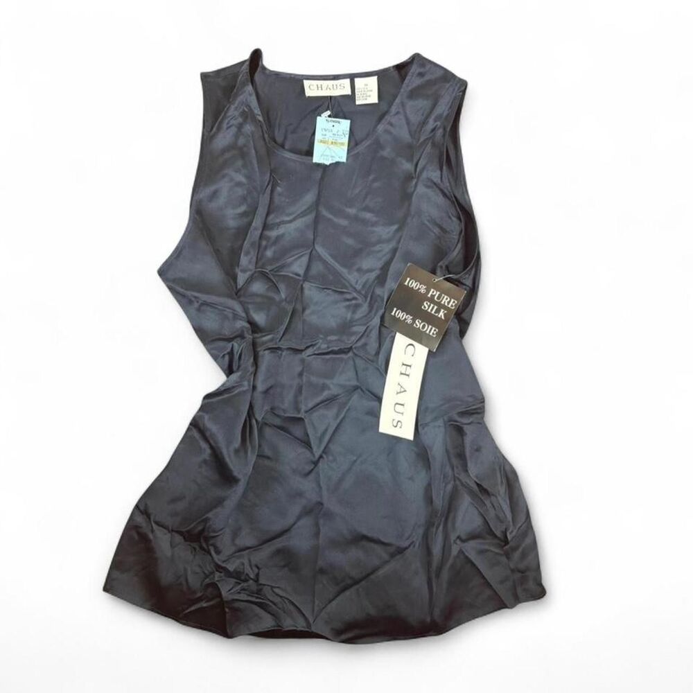 American-vintage Women's Navy and Black Vest